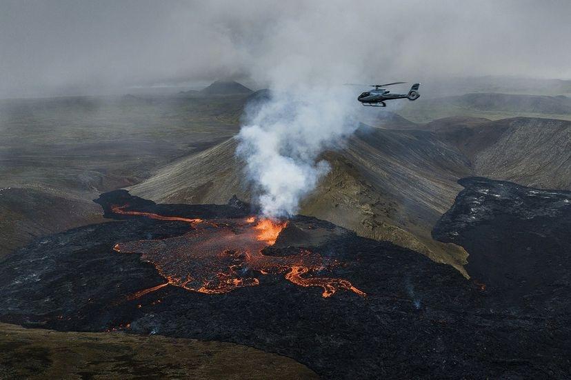 On the 3rd of August, 2022, an eruption began in Meradalir, near the site of the 2021 Fagradalsfjall eruption.As of today, th...