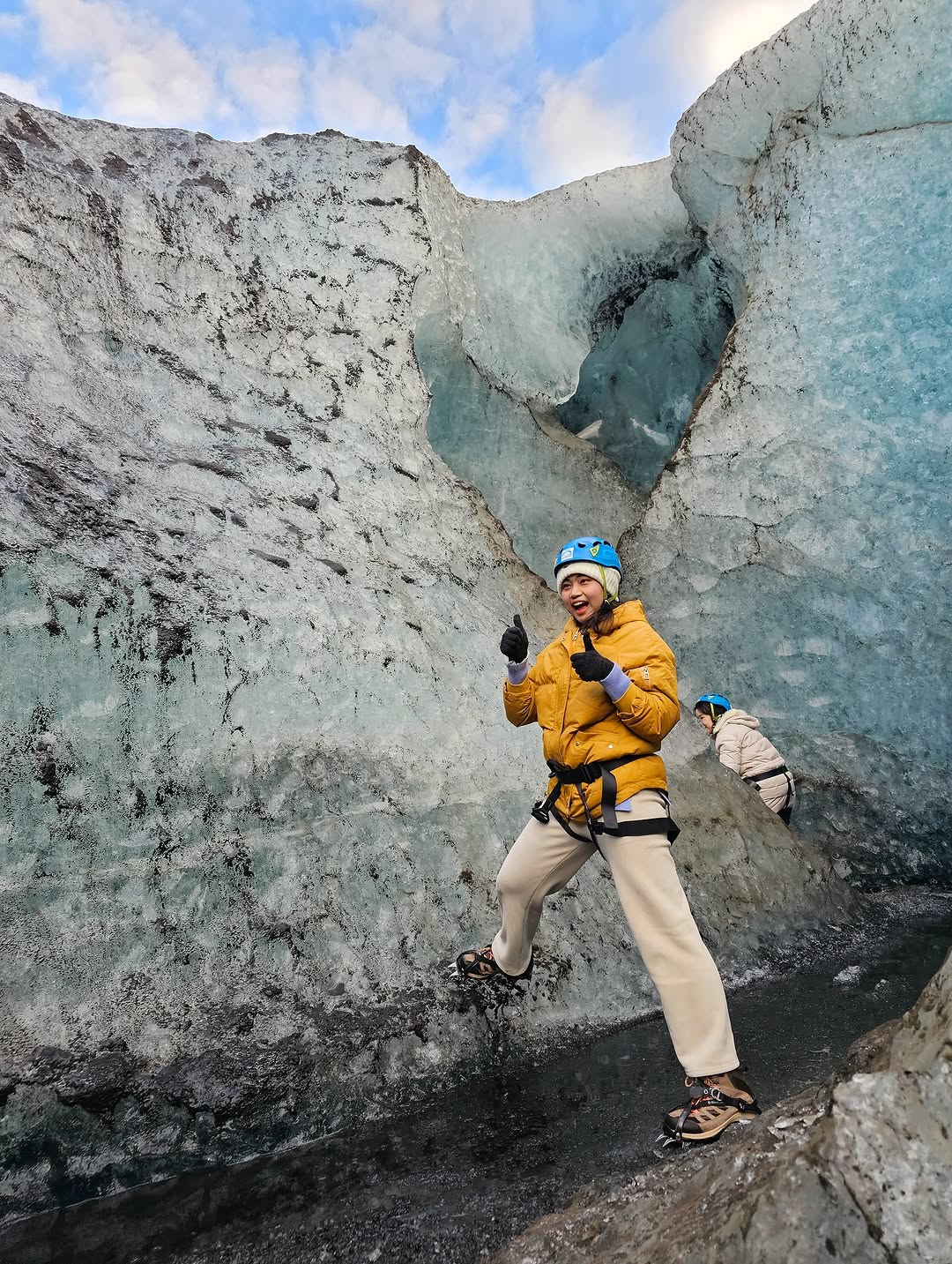 Yesterday’s Crystal Ice Cave Adventure 💙❄️✨ #glacieradventure #iceland #icelanditinerary #thingstodoiniceland #icelandtrip #i...